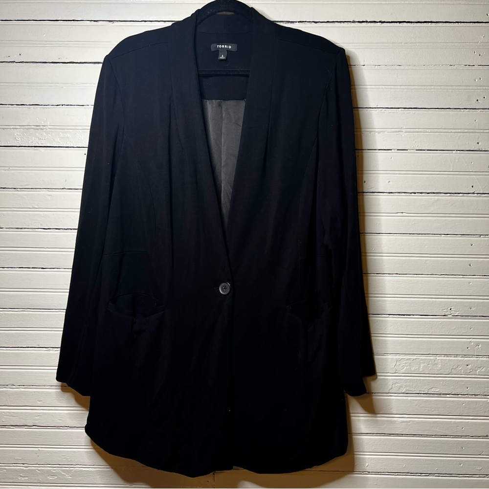 Torrid Collarless Blazer